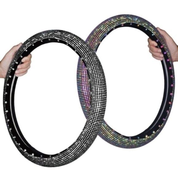 Bookerzbling Steering Wheel Cover Bedazzled - Picture 1 of 2
